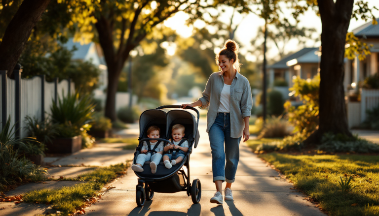 Best Double Prams Australia 2026: Twins & Two Kids Under Two — Real Mum Reviews - mum.com.au Approved