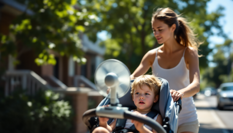 Best Pram Fans Australia 2026: Keep Baby Cool in 40°C Heat - mum.com.au Approved